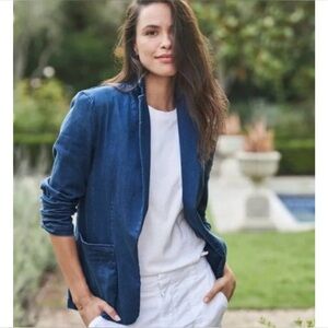 Frank & Eileen Dublin Denim Blazer Size Small